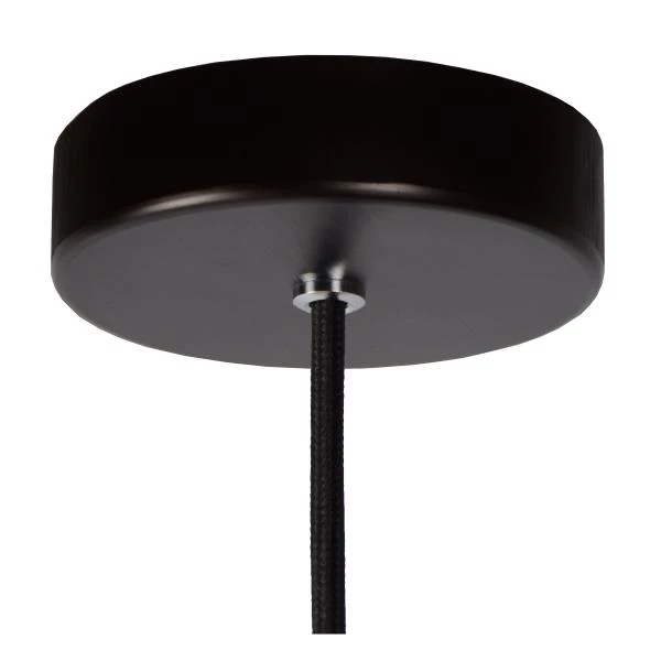 Lucide ZINO - Pendant light - Ø 10 cm - 1xE27 - Smoke Grey - detail 1